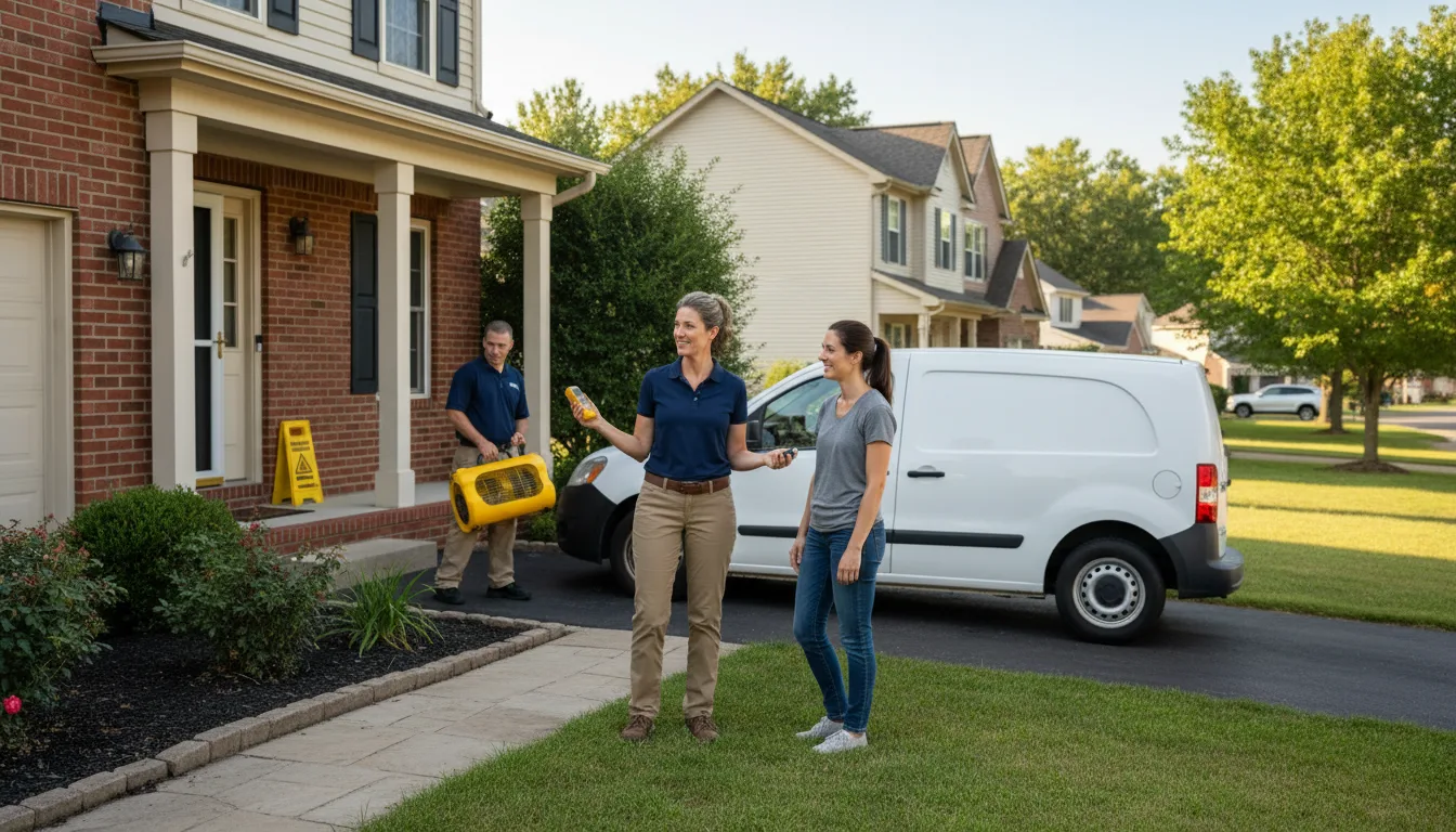 Water restoration image for Flood Water Cleanup, Removal And Restoration Services in Hamersville, OH